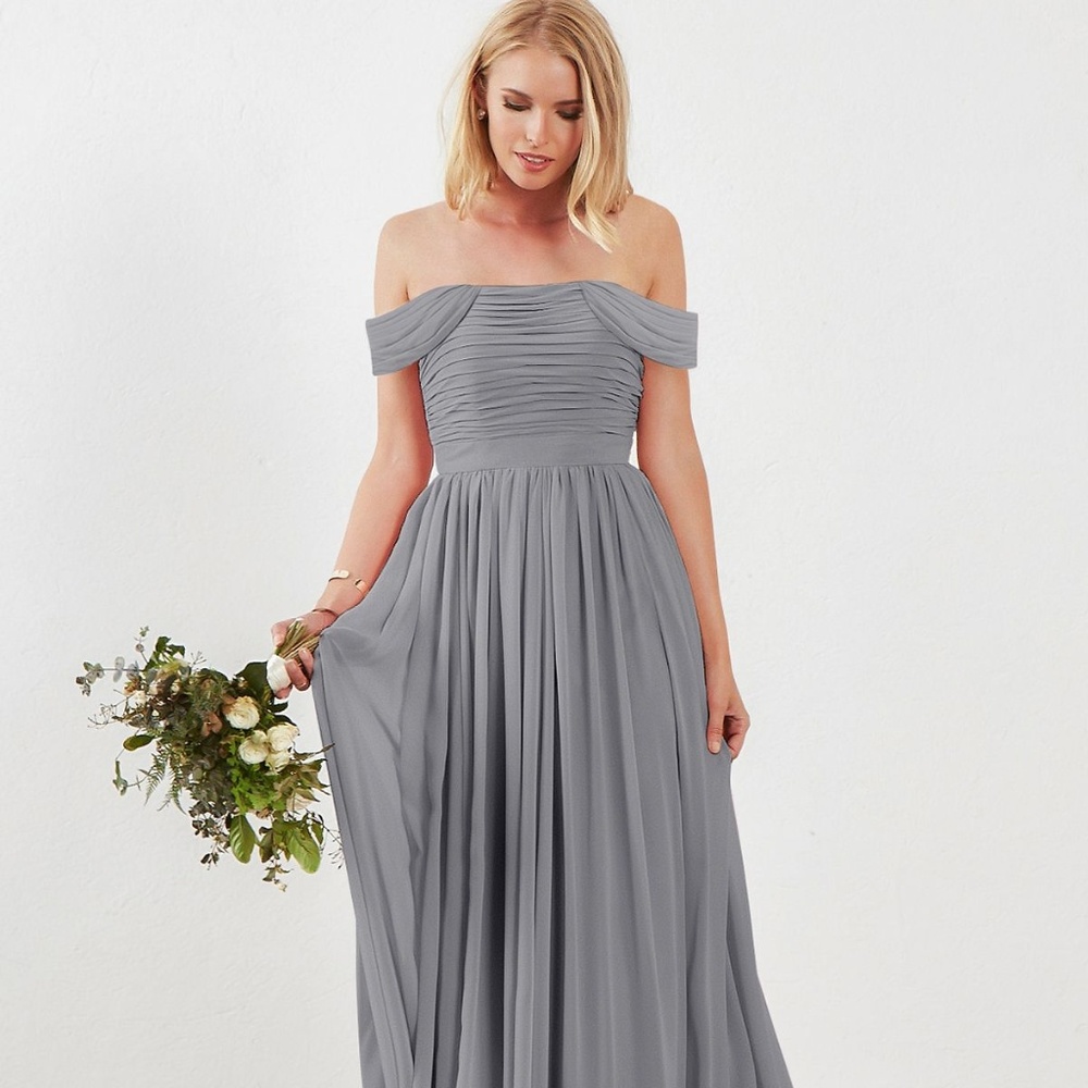 Dusty Blue Bridesmaid/Formal Dress